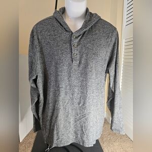 Superior Quality Lucky Brand Mens 3 Button Hoodie Size XXL
